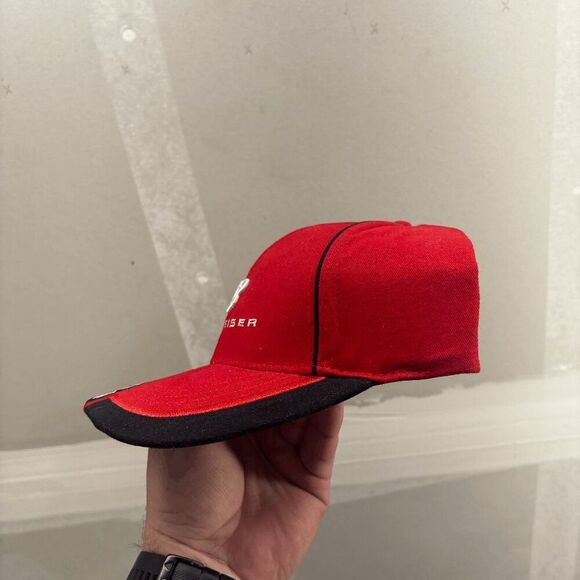 Dale Earnhardt JR 8 Budweiser Action Hat Hook & Loop Adjustable Hat New! - Picture 7 of 9